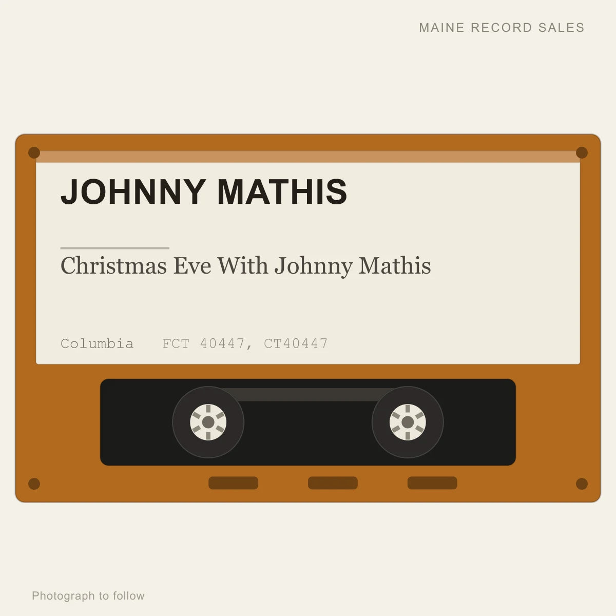 Johnny Mathis - Christmas Eve With Johnny Mathis (placeholder, photograph to follow)