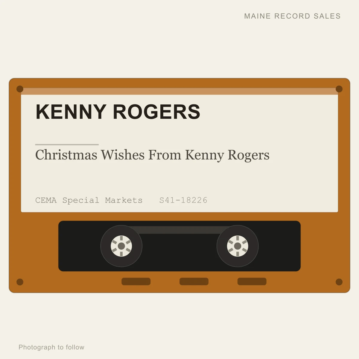 Kenny Rogers - Christmas Wishes From Kenny Rogers (placeholder, photograph to follow)
