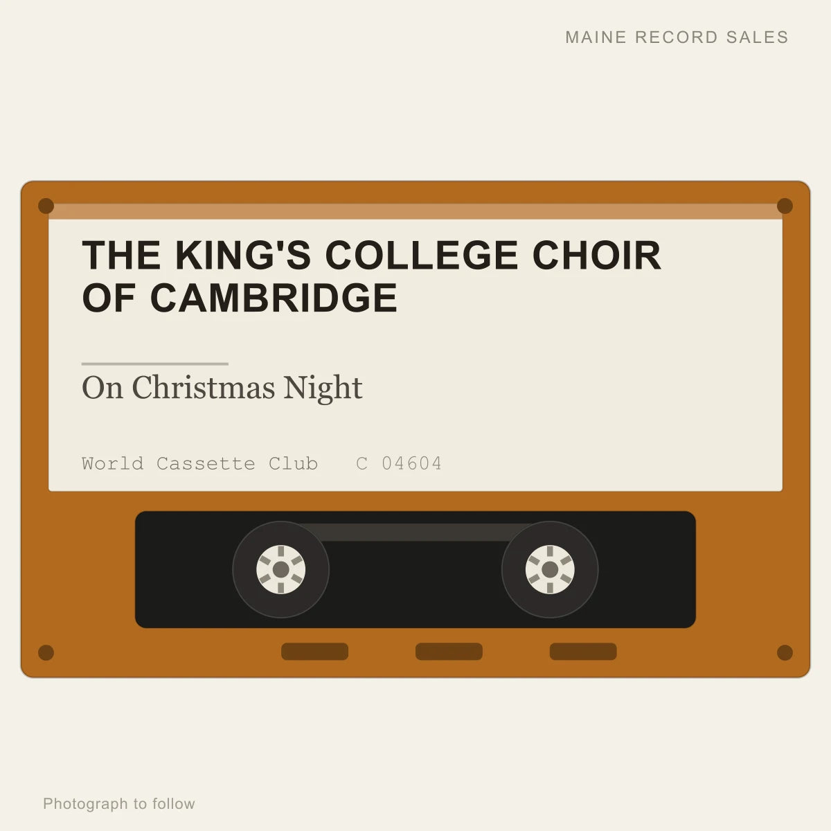 The King's College Choir Of Cambridge - On Christmas Night (placeholder, photograph to follow)