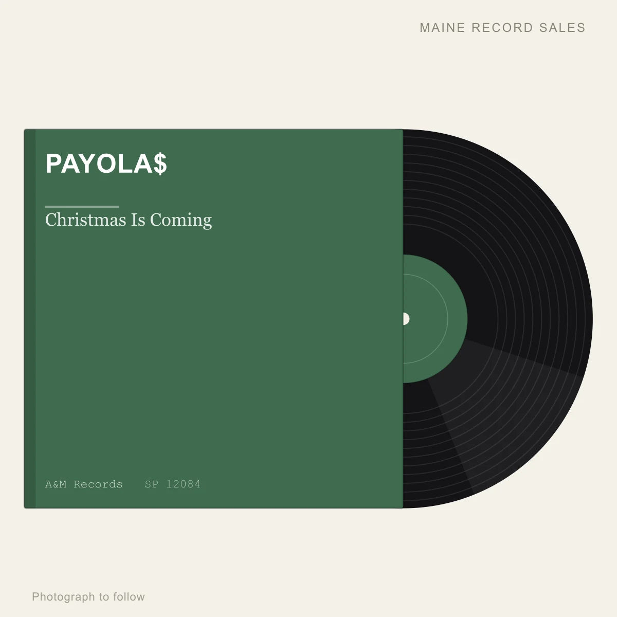 Payola$ - Christmas Is Coming (placeholder, photograph to follow)