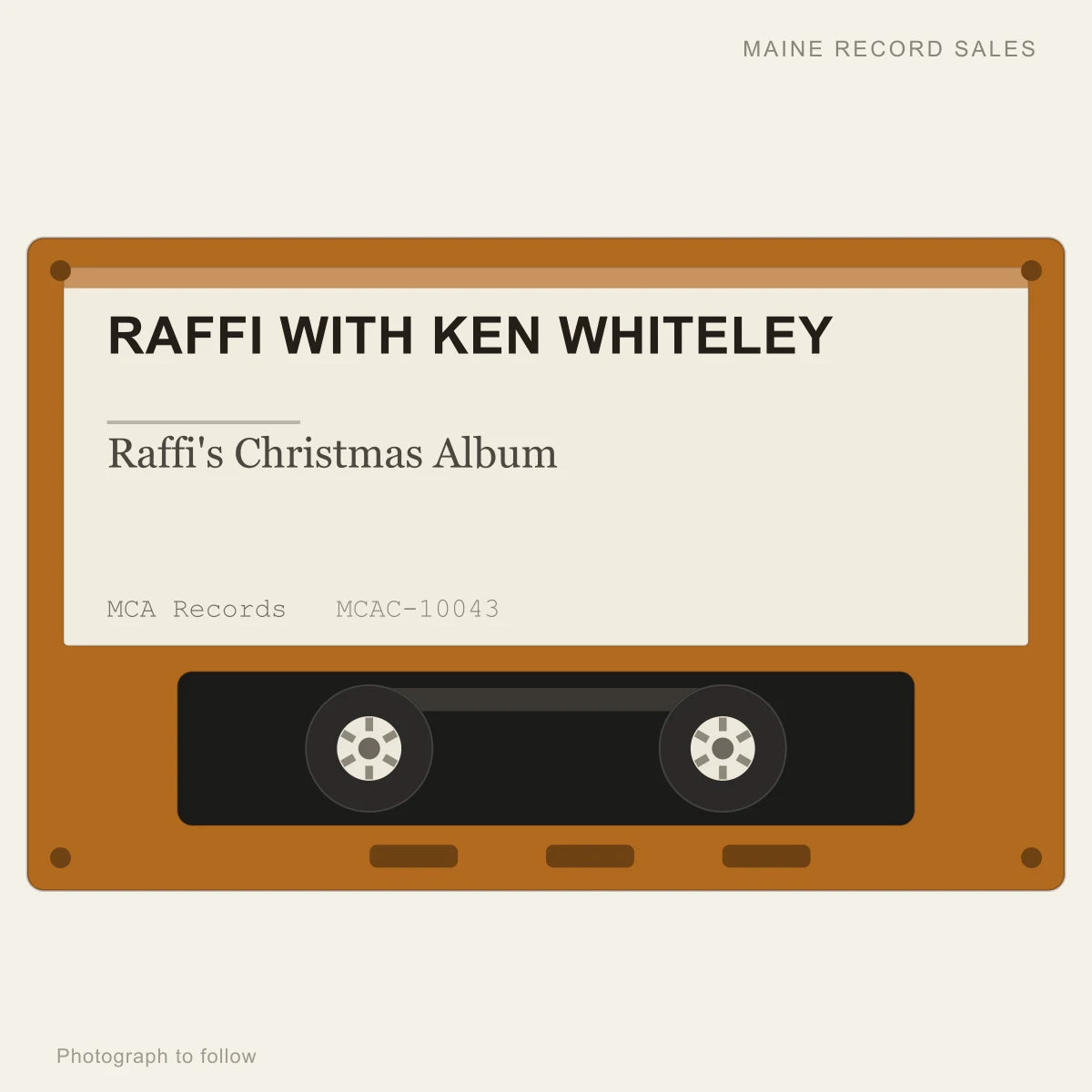 Raffi With Ken Whiteley - Raffi's Christmas Album (placeholder, photograph to follow)