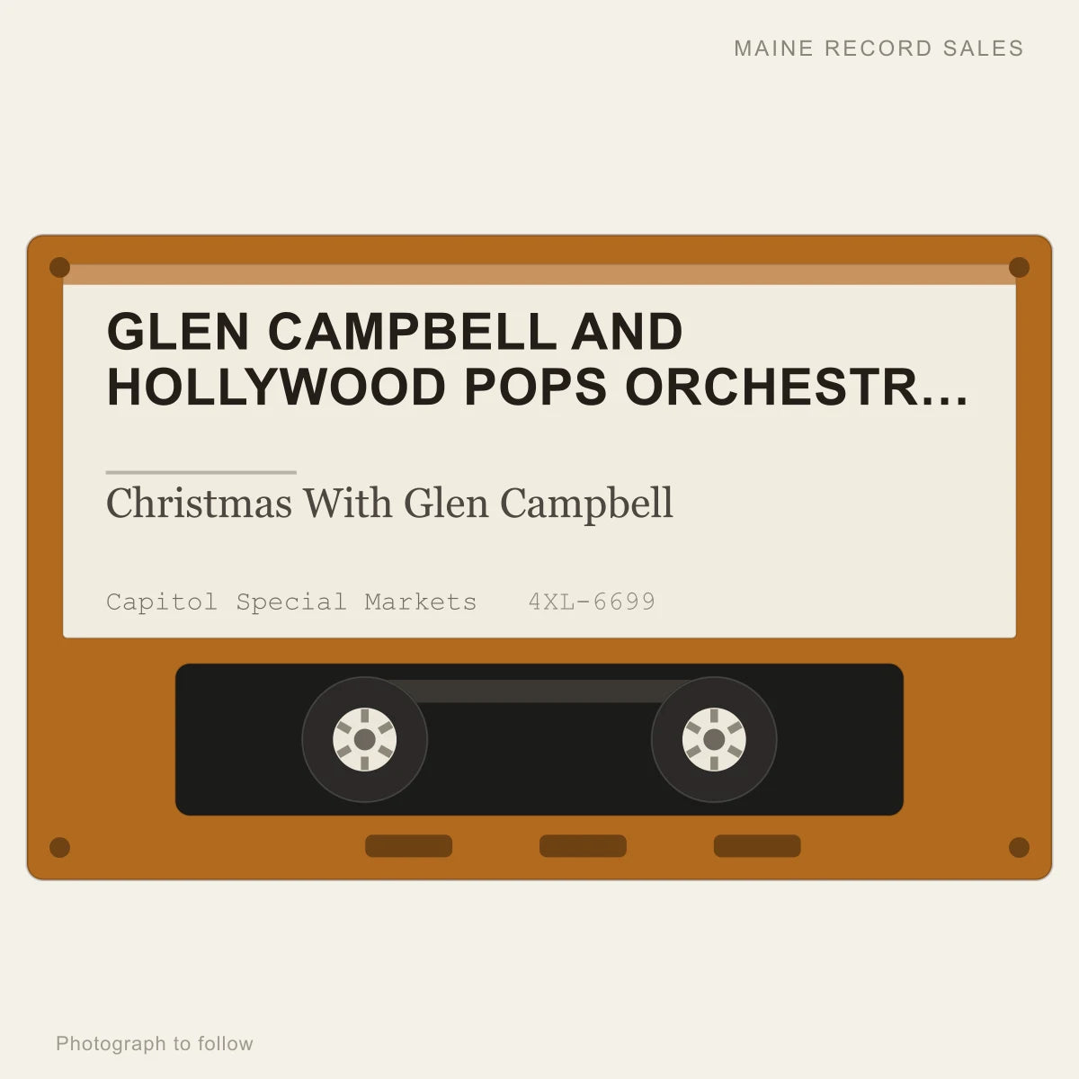 Glen Campbell And Hollywood Pops Orchestra With The Voices Of Christmas - Christmas With Glen Campbell (placeholder, photograph to follow)