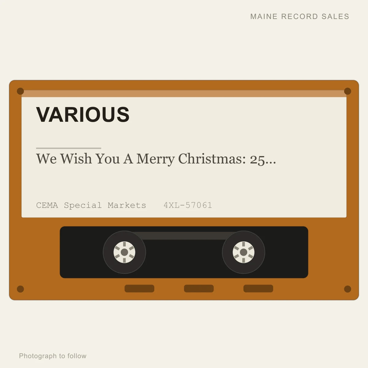 Various - We Wish You A Merry Christmas: 25 All-Time Christmas Favorites (placeholder, photograph to follow)
