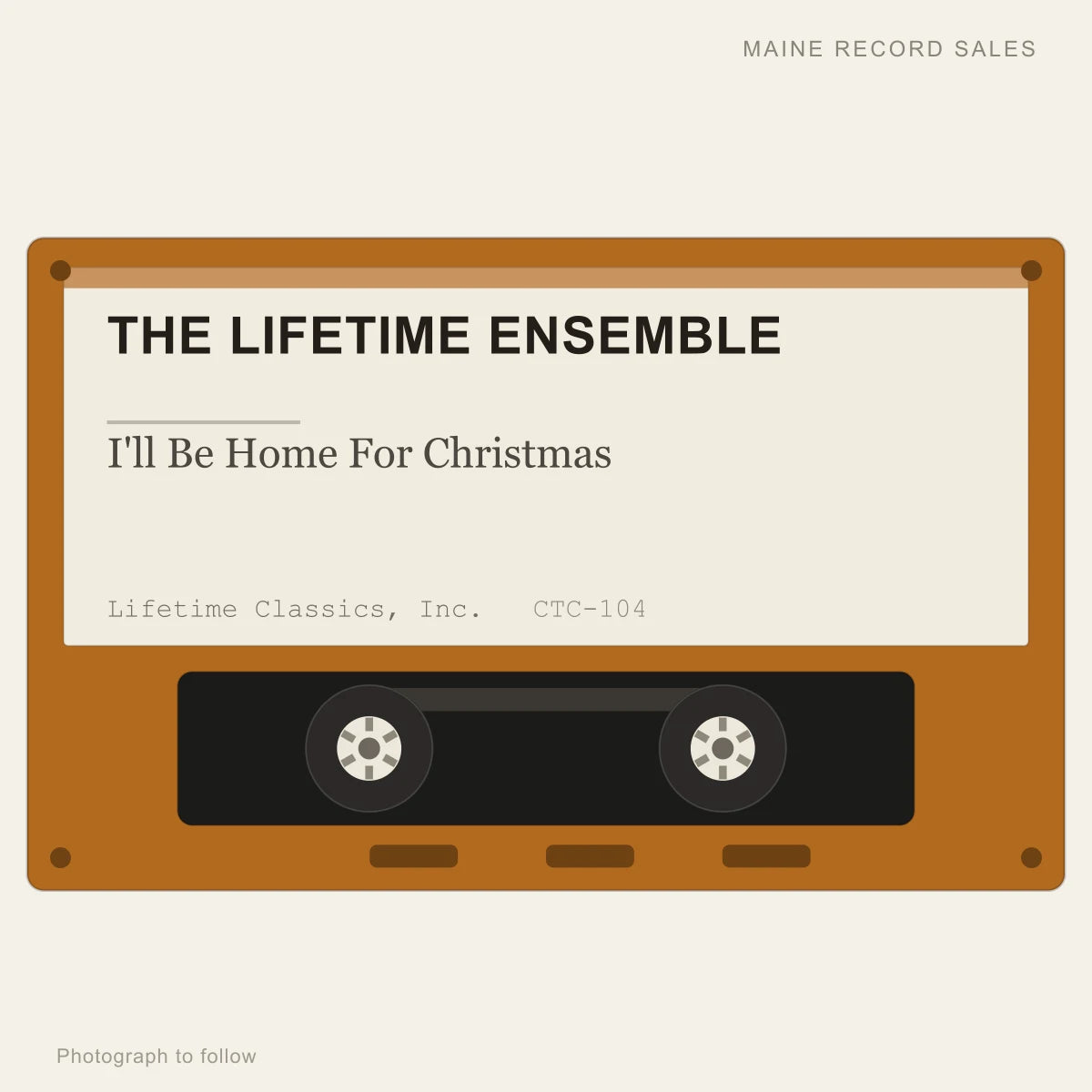 The Lifetime Ensemble - I'll Be Home For Christmas (placeholder, photograph to follow)