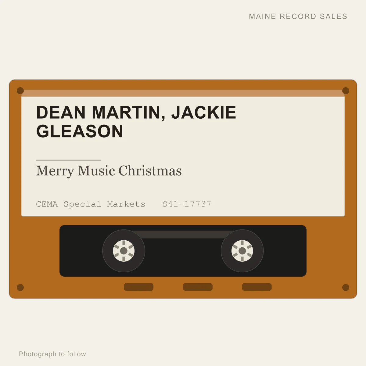 Dean Martin, Jackie Gleason - Merry Music Christmas (placeholder, photograph to follow)