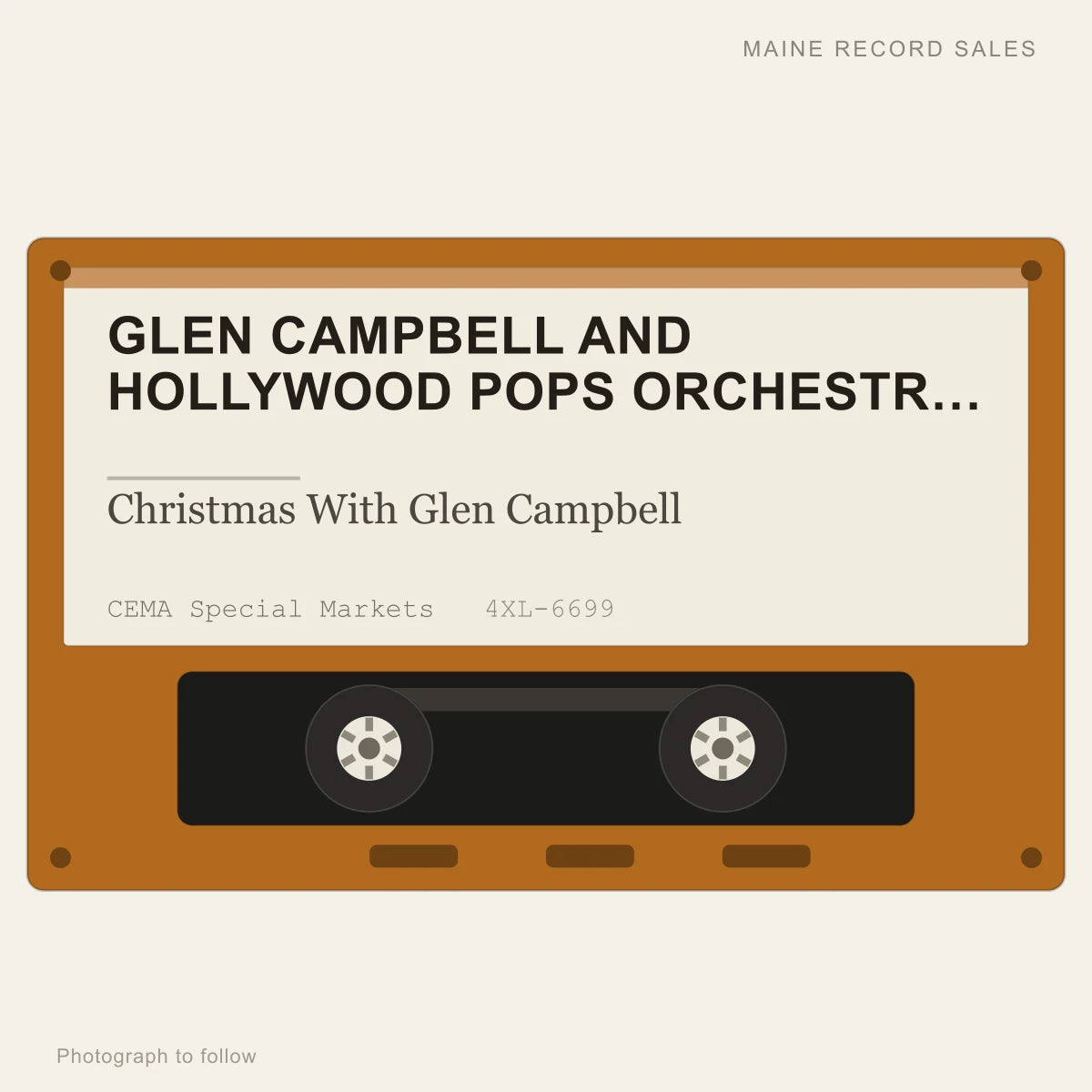 Glen Campbell And Hollywood Pops Orchestra With The Voices Of Christmas - Christmas With Glen Campbell (placeholder, photograph to follow)