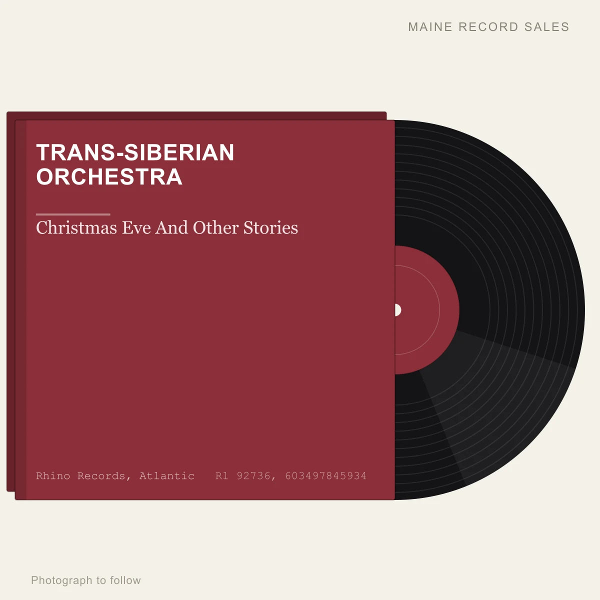 Trans-Siberian Orchestra - Christmas Eve And Other Stories (placeholder, photograph to follow)
