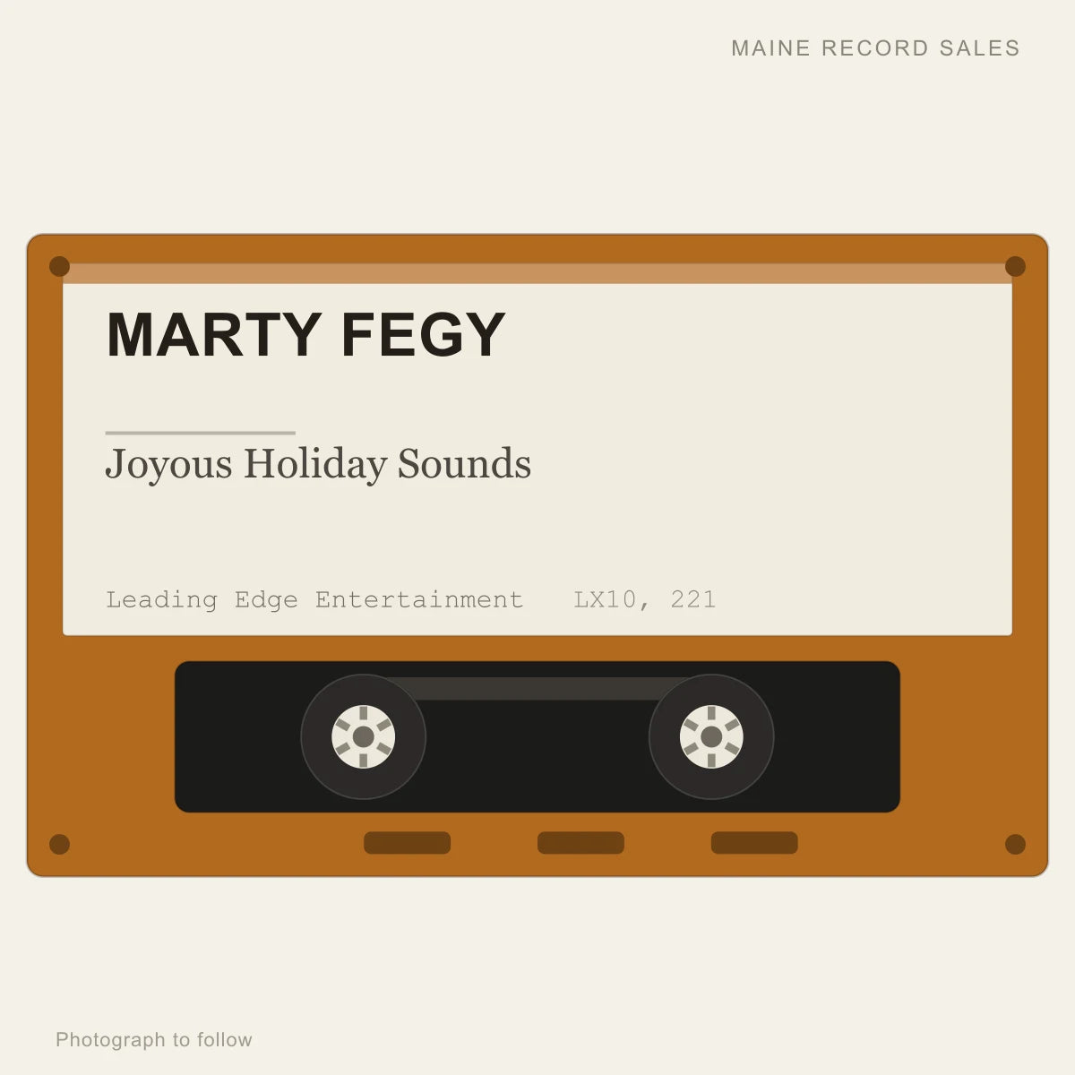 Marty Fegy - Joyous Holiday Sounds (placeholder, photograph to follow)