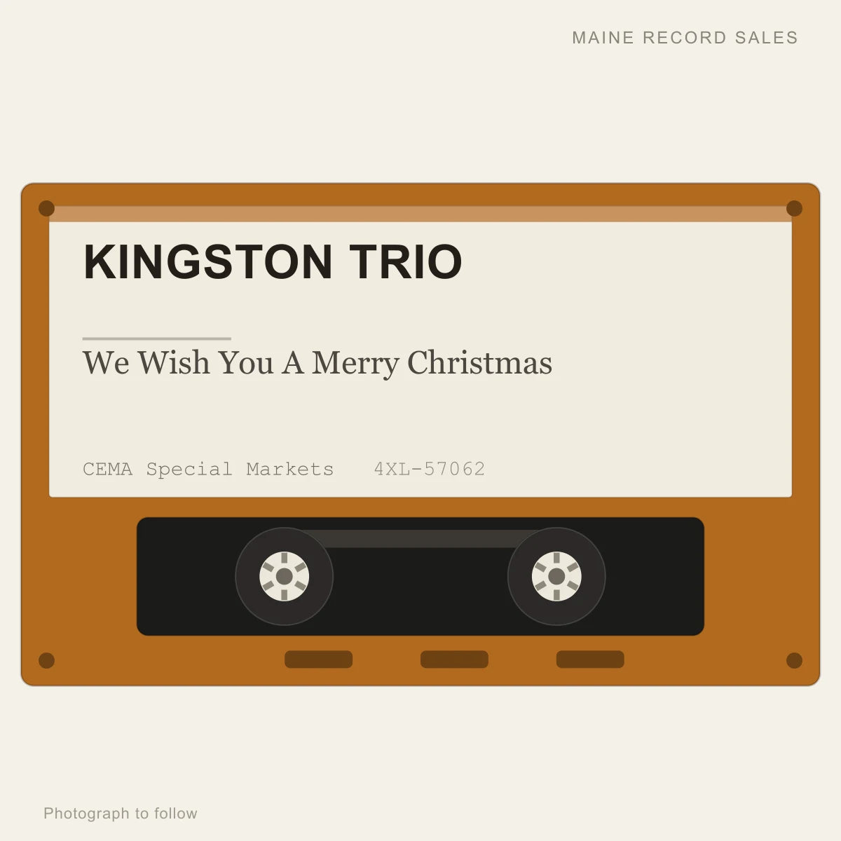 Kingston Trio - We Wish You A Merry Christmas (placeholder, photograph to follow)