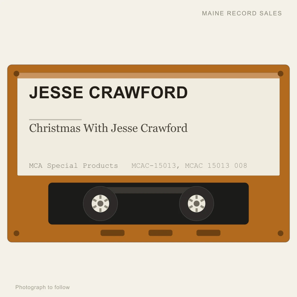 Jesse Crawford - Christmas With Jesse Crawford (placeholder, photograph to follow)
