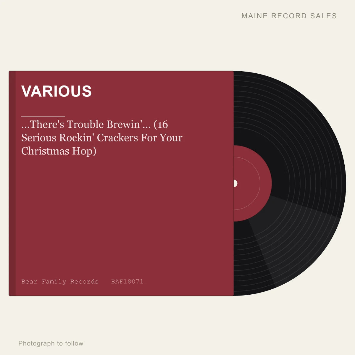 Various - ...There's Trouble Brewin'... (16 Serious Rockin' Crackers For Your Christmas Hop) (placeholder, photograph to follow)