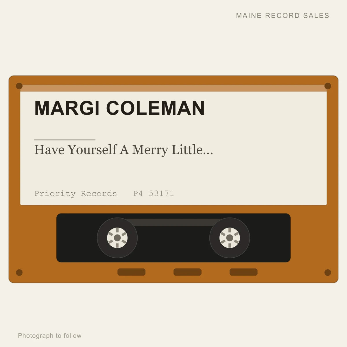 Margi Coleman - Have Yourself A Merry Little Christmas / Give Love This Holiday (placeholder, photograph to follow)