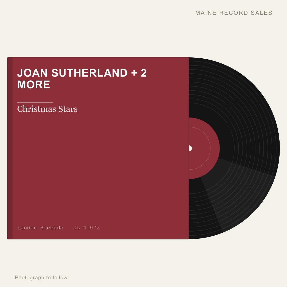 Joan Sutherland, Leontyne Price, Renata Tebaldi - Christmas Stars (placeholder, photograph to follow)