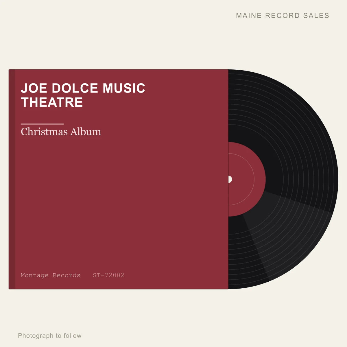 Joe Dolce Music Theatre - Christmas Album (placeholder, photograph to follow)